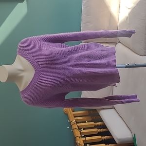 A New Day VNeck Sweater, size M in Lilac